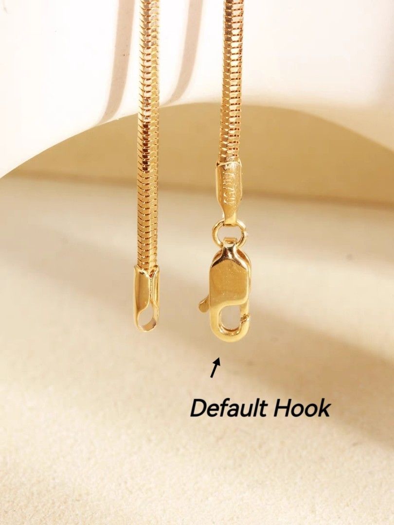 Gold round snake chain sales