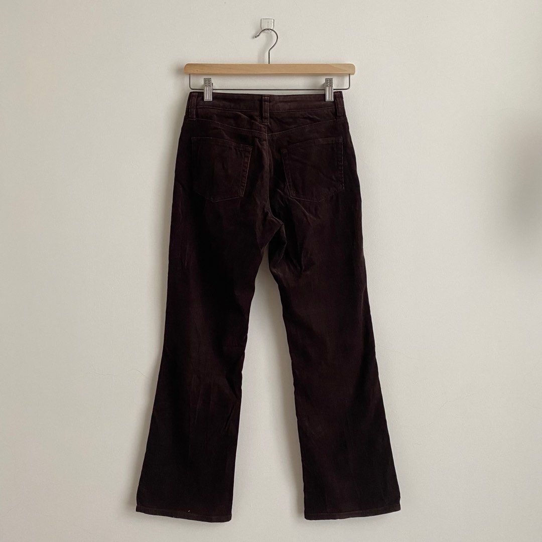 Best Corduroy Pants with Pockets: Topshop Kort High Waist Corduroy