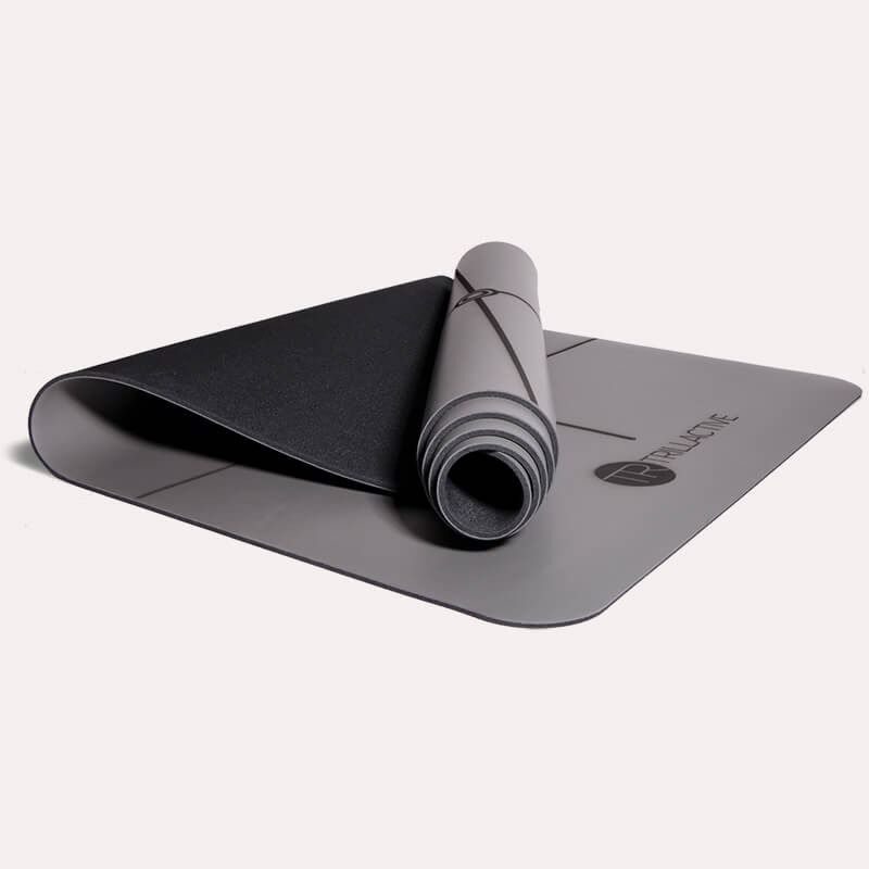 Gaiam Sol YOGA MAT, 5mm Dry Grip Lightweight EXERCISE MAT, Black