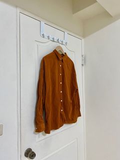 男版/男女皆可 燈芯絨長袖襯衫 日系 秋冬色 XL