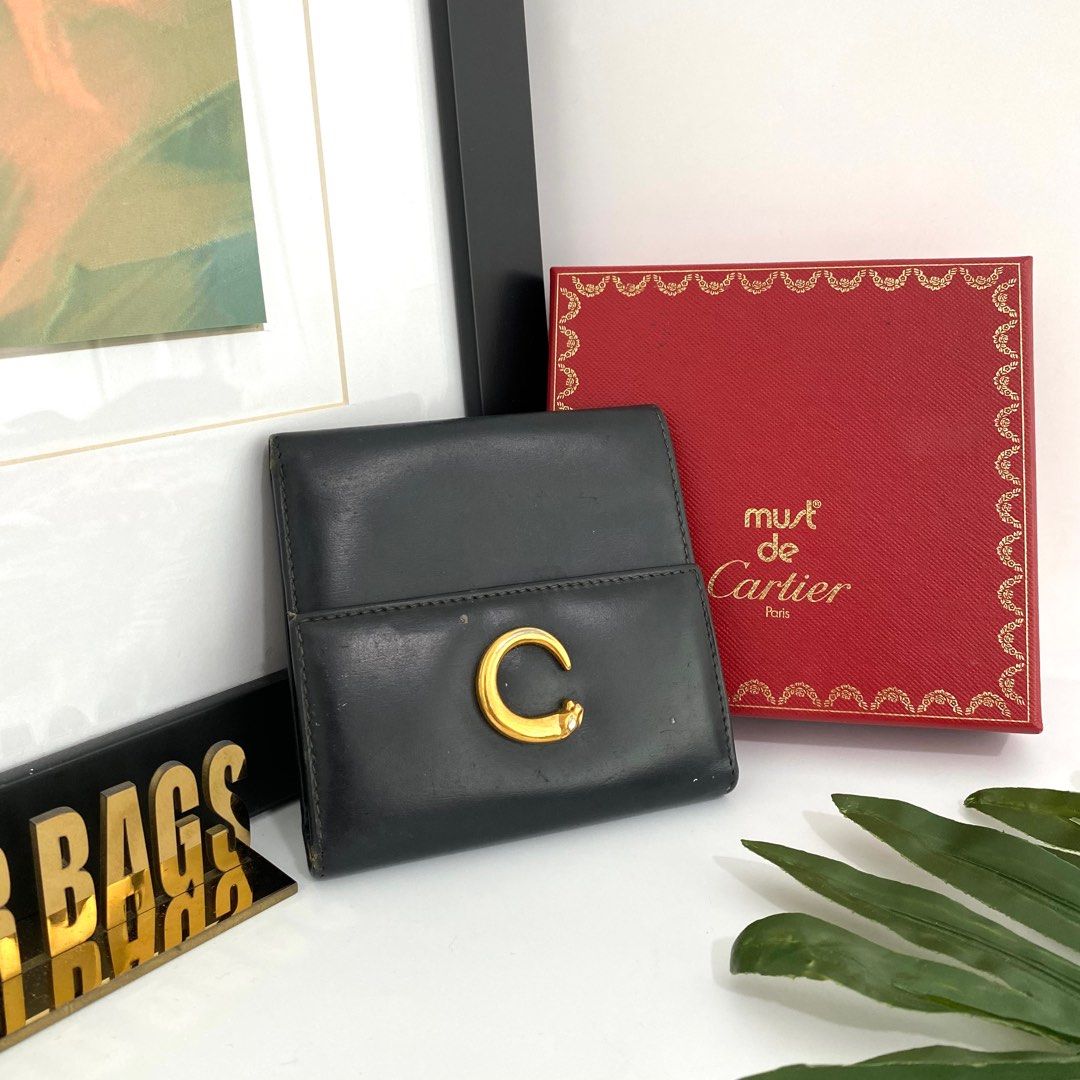 AUTHENTIC YSL RED CARD HOLDER, Luxury, Bags & Wallets on Carousell