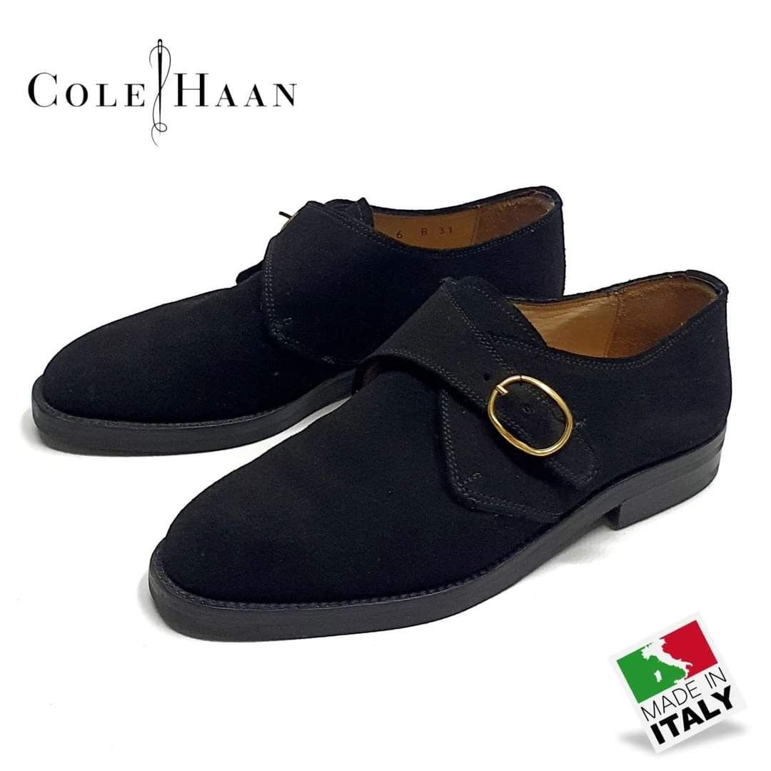 Authentic COLE HAAN Genuine Leather Single Monk Strap Loafers Made in ITALY Women s Fashion Footwear Loafers on Carousell