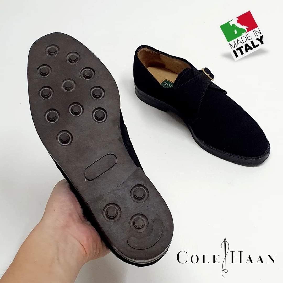 Authentic COLE HAAN Genuine Leather Single Monk Strap Loafers Made in ITALY Women s Fashion Footwear Loafers on Carousell