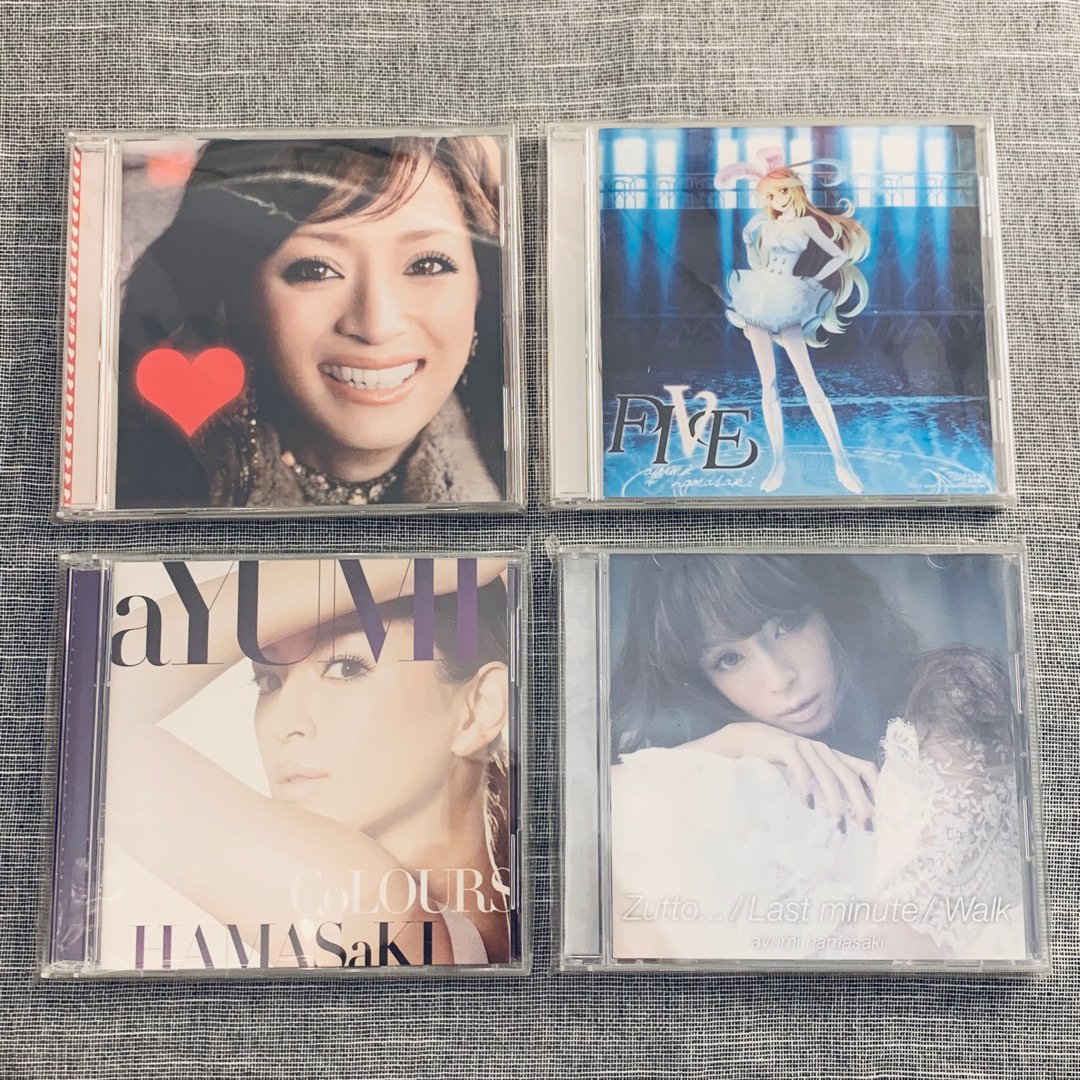 濱崎步CD x4 - (miss)understood / FiVE / CoLOURS CD+DVD / FiVE Mini