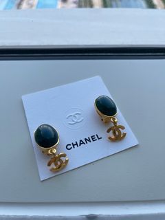 🇯🇵 Chanel  Vintage回途 ✨氛選品私物現貨 · 綠琉璃雙C吊墜