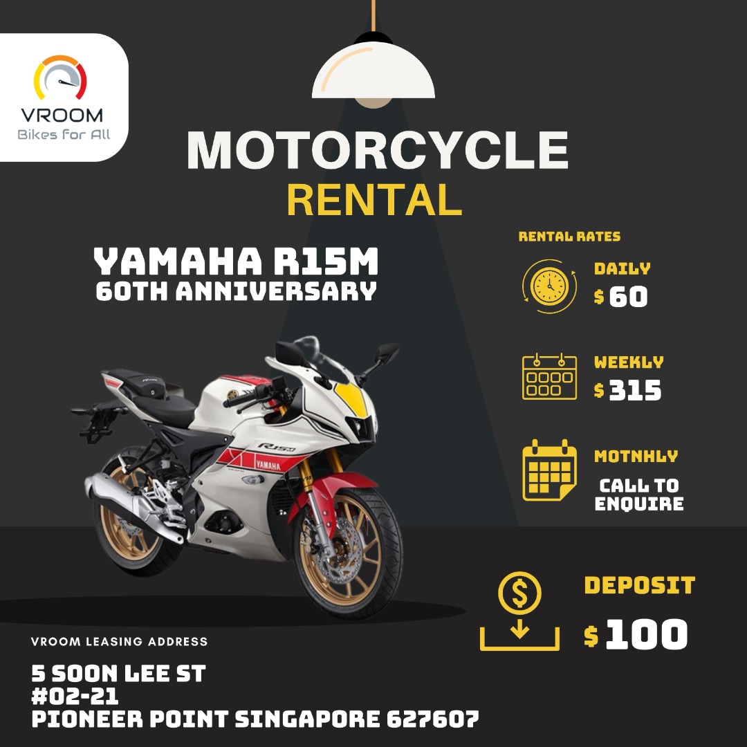 [ Motorbike Rental ] Yamaha R15M ( P Plate Approved ), Motorcycles ...