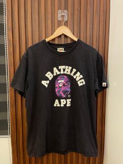 A bathing ape camou head shirt