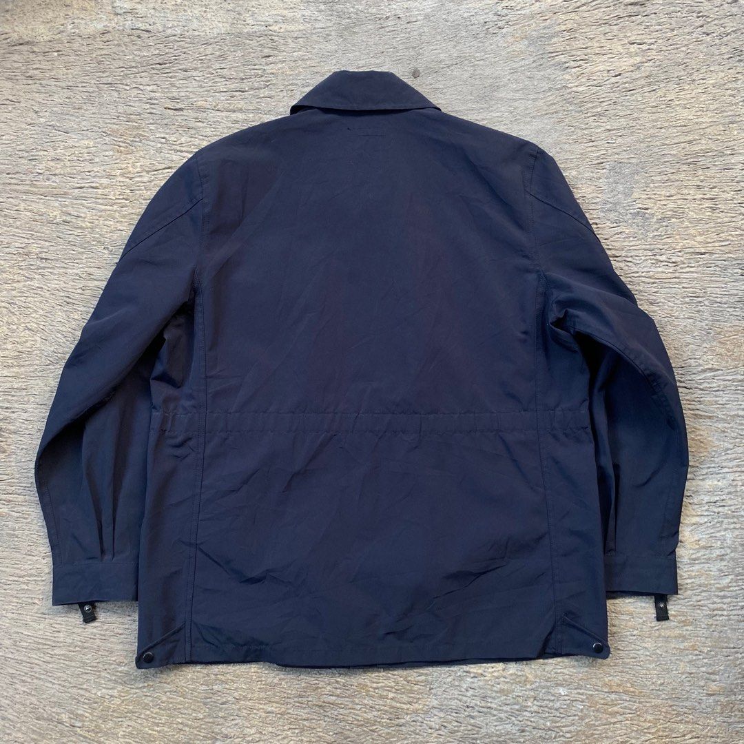 A blue garment military jacket, Fesyen Pria, Pakaian Baju Luaran