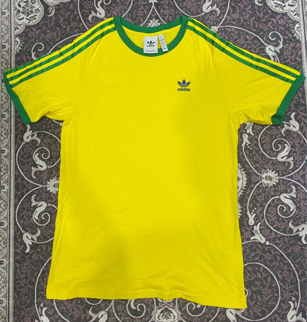 Adidas Original T Shirt Green Yellow