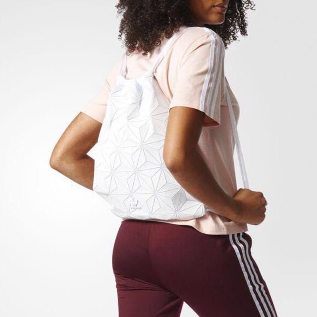 Adidas Originals Issey Miyake White Drawstring, Women's Fashion