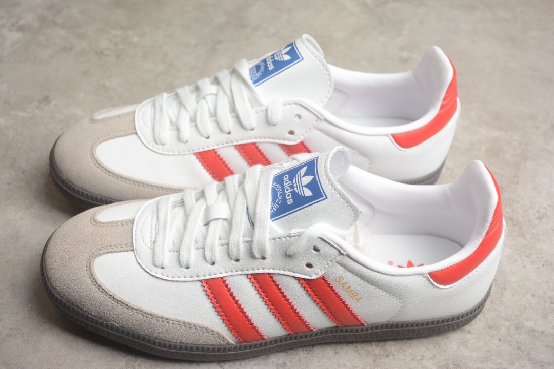 White & red new arrivals samba og trainers
