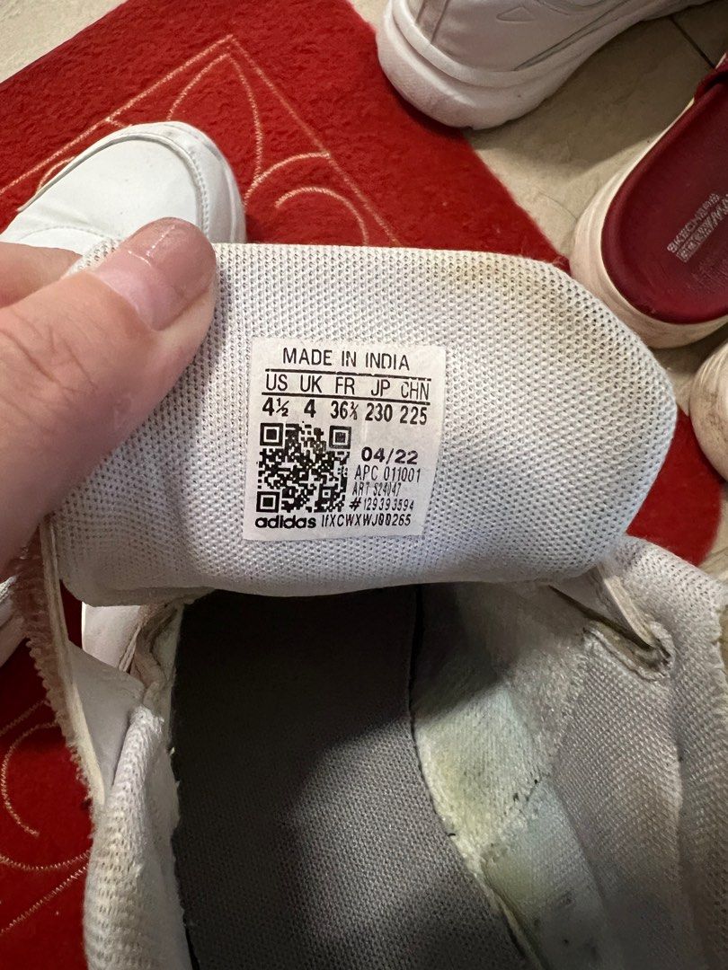 Adidas white clearance school shoes india