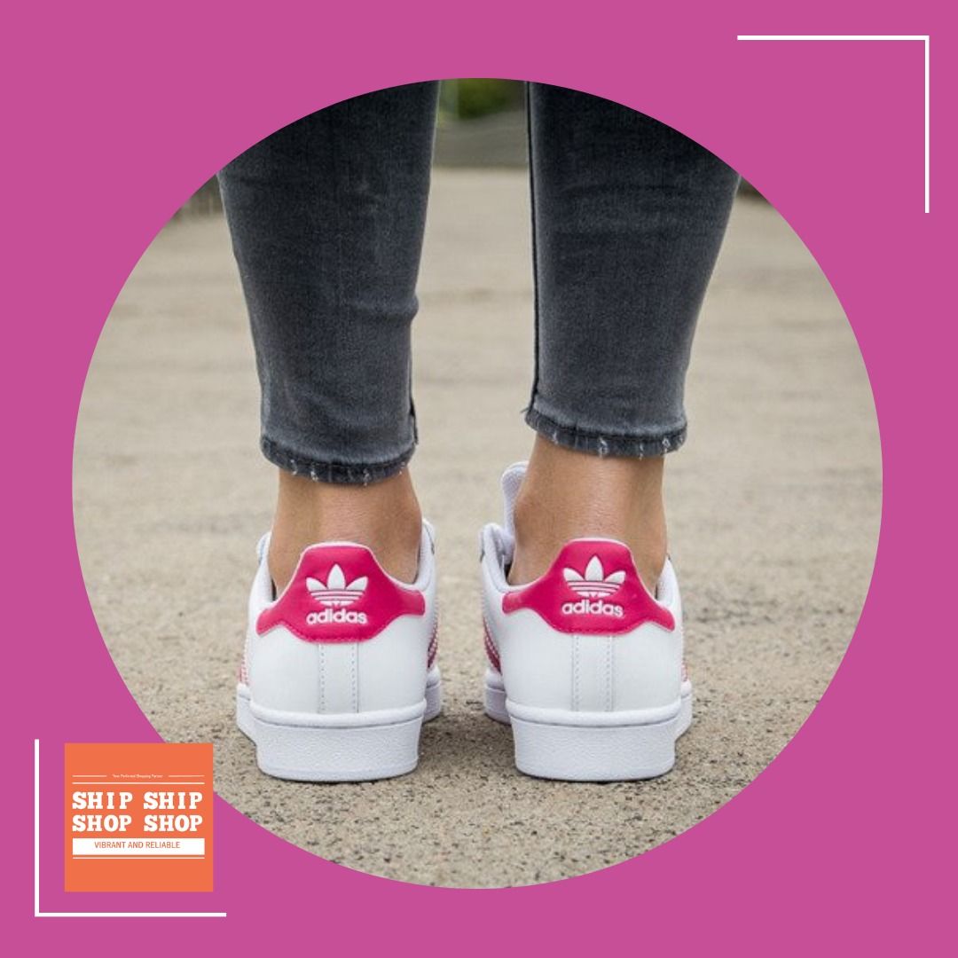 Pink superstar shop adidas outfit