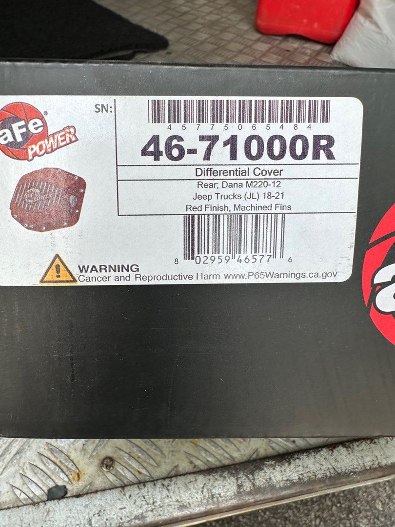 AFE Ford ranger differential cover, Car Accessories, Accessories on ...