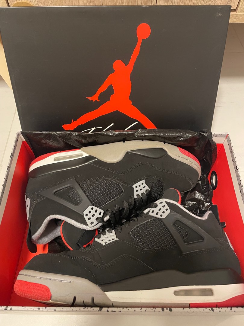 Jordan 4 bred fashion deals