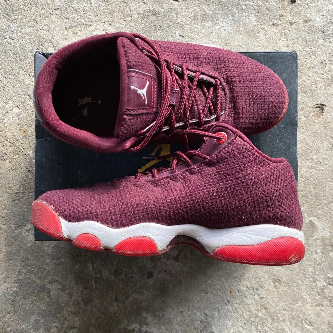 Air Jordan Horizon Low Night Maroon White Gym Red Men s Fashion