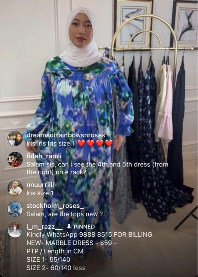 Alia Anggun BN Abaya Women s Fashion Muslimah Fashion Dresses