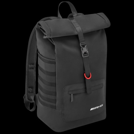 Mercedes-Benz AMG roll-top backpack in black