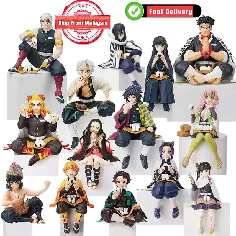 Bandai Original Demon Slayer Anime Figuarts Mini Tanjiro Kyoujurou and  Other Action Figure Toys for Kids Gift Collectible Model