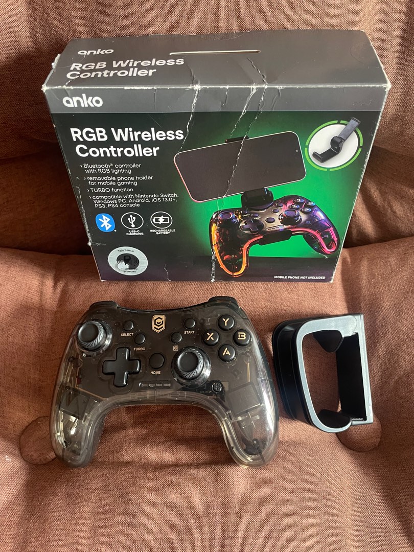 anko RGB wireless controller authentic original, Video Gaming, Gaming