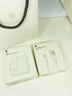 Apple Original✅iPhone Charger 12W Adapter USB 1m Cable/2m Cable iPad