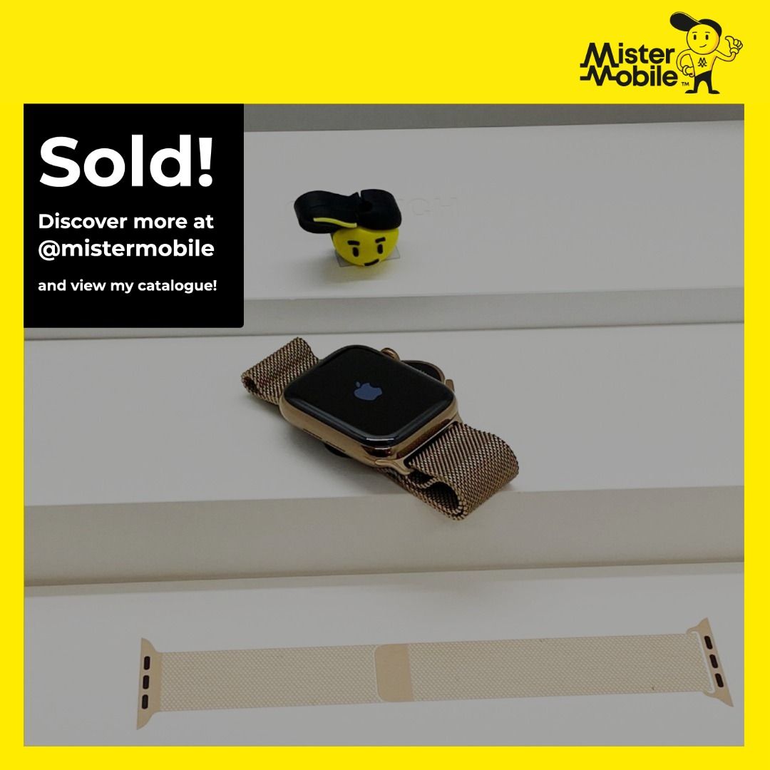 Apple Watch Series 5 44 44MM GPS Cellular Gold Stainless Steel