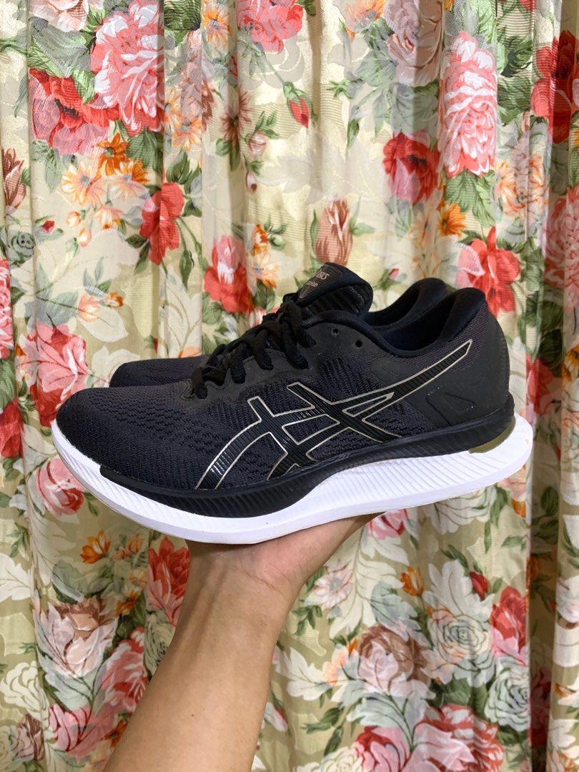Asics GlideRide Black Rose Gold