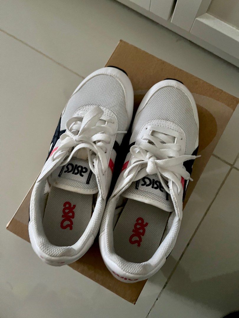 Asics tiger gel lyte white dark ocean store