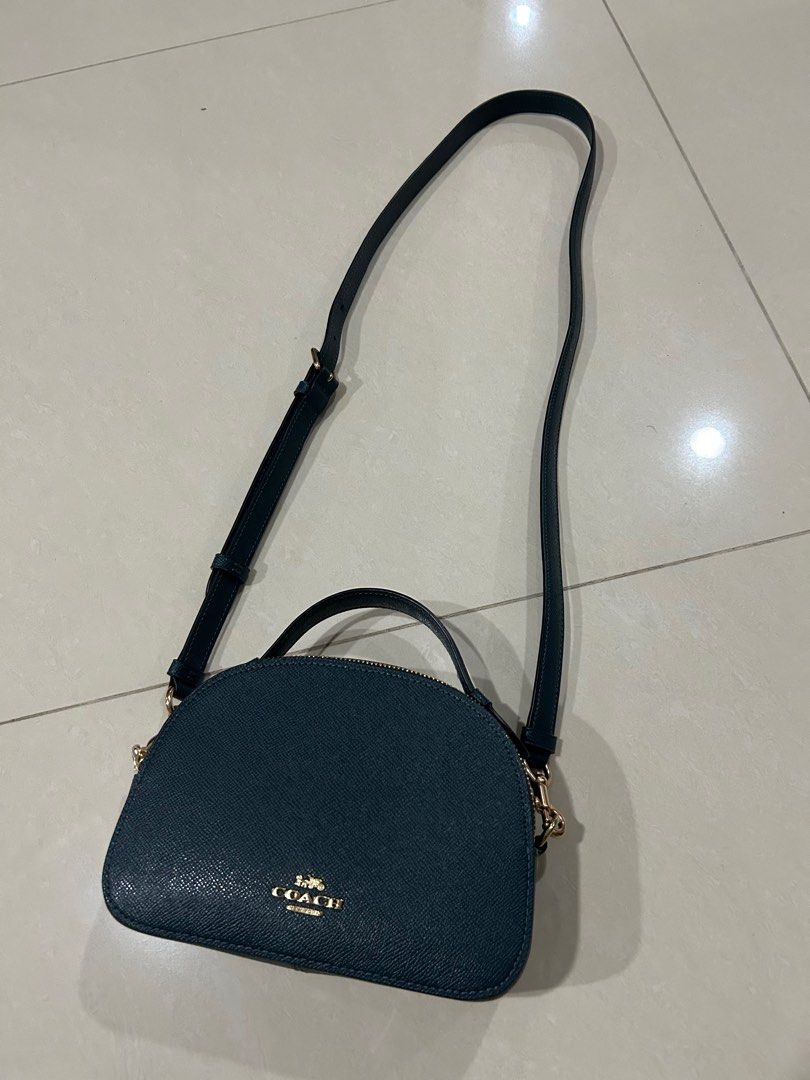 Authentic brand new Coach Dark Green crossbody bag, Luxury, Bags & Wallets on Carousell