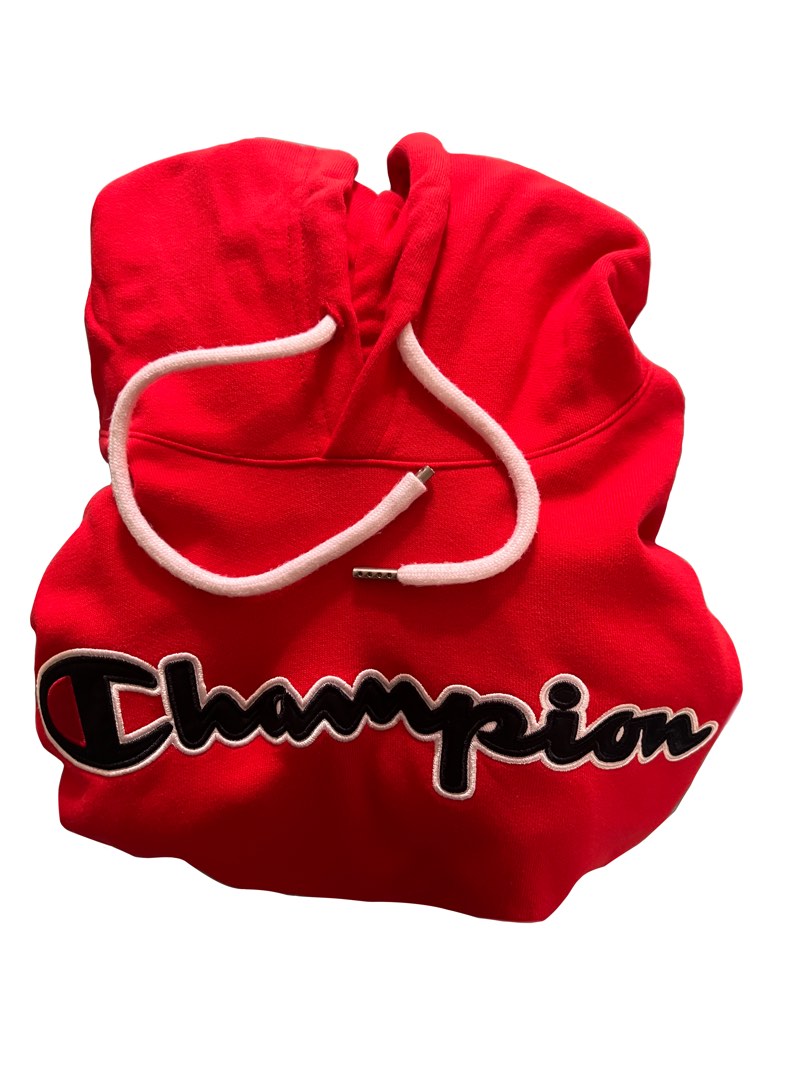 Red champion hoodie girls online