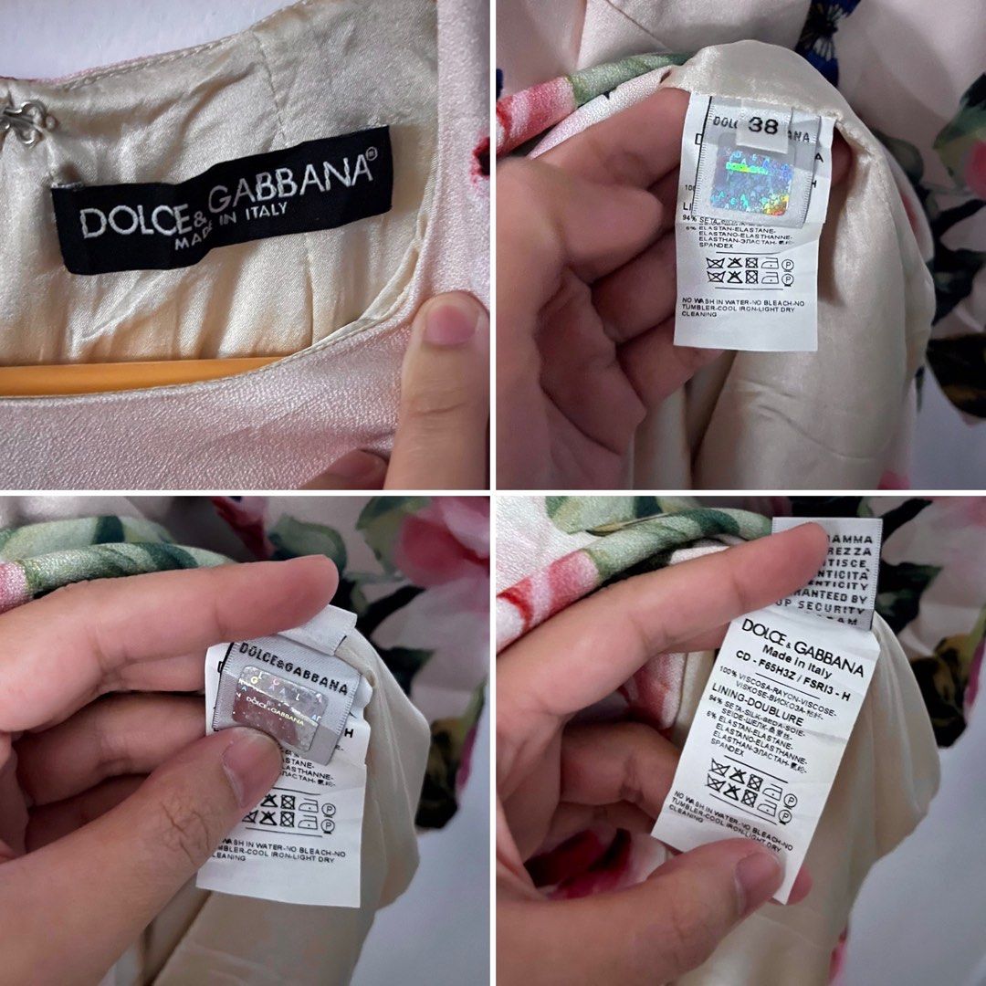 Authentic Dolce Gabbana D G Dress not gucci sandro valentino