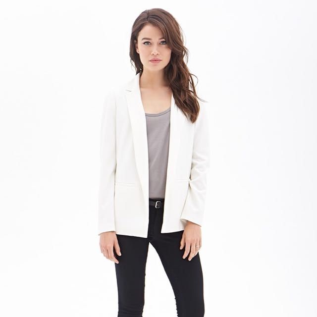 Boyfriend blazer forever 21 best sale