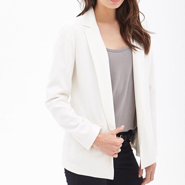 Boyfriend blazer forever 21 top