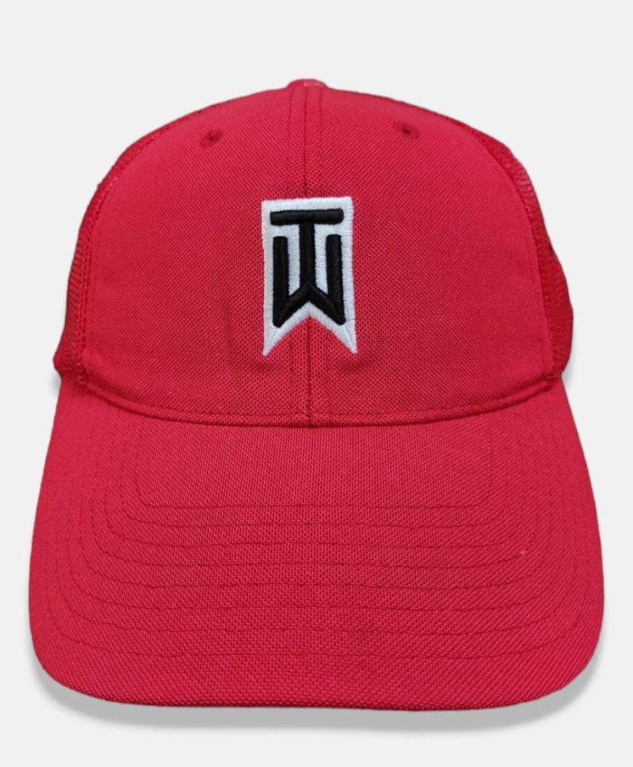 Authentic Nike Tiger Woods 20XI VRS Red Mesh Trucker Full Cap Men s Fashion Watches Accessories Cap Hats on Carousell