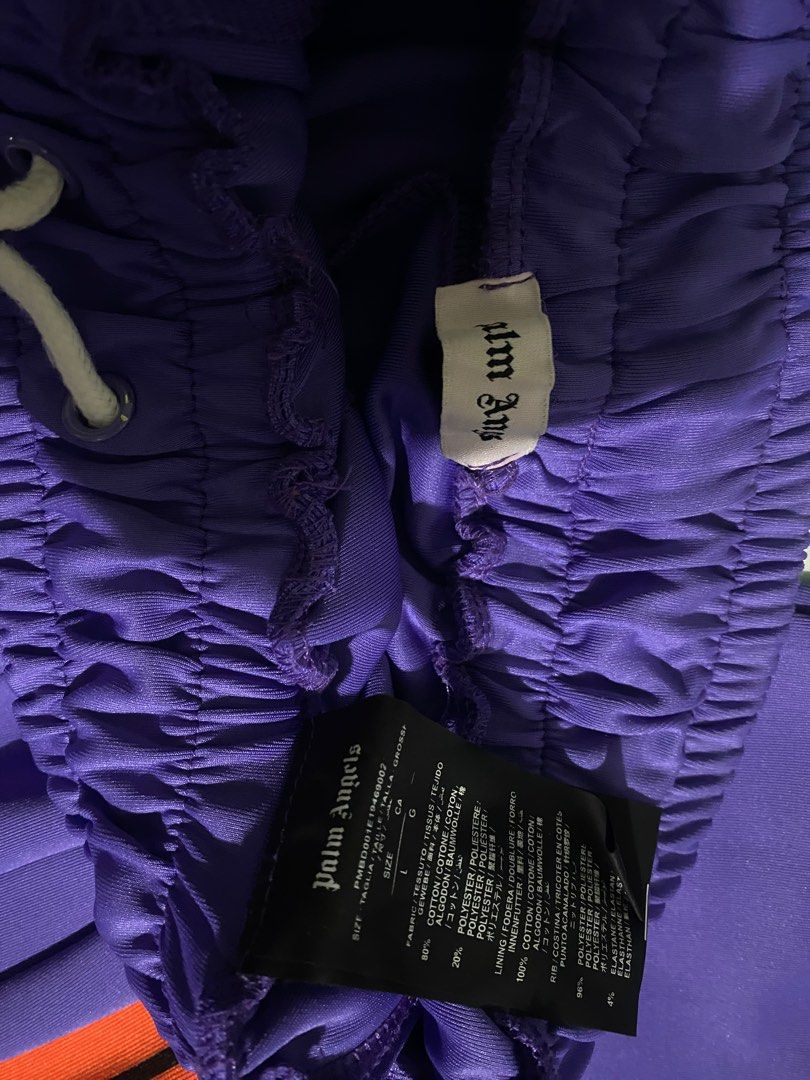 AUTHENTIC PALM ANGELS TRACK PANTS (Category: Luxury Apparel) located in Makati City. Submitted by dong4tti (Listing ID 1250892406, Image 2). Description: GOOD AS NEW 28-32WIDTH.