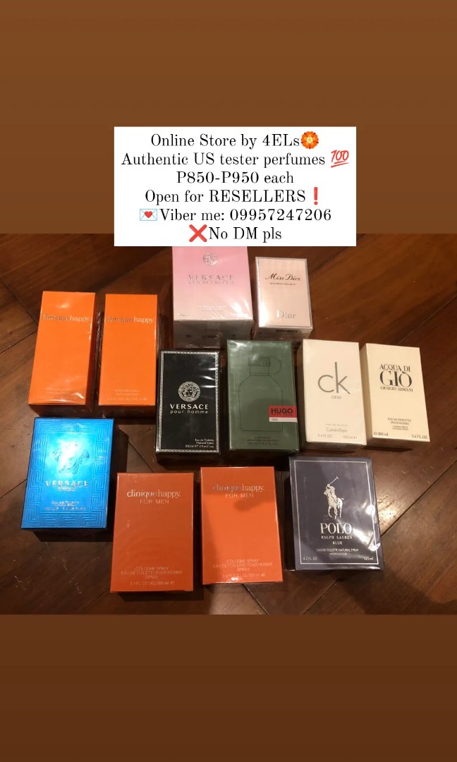 Authentic US tester perfumes on Carousell