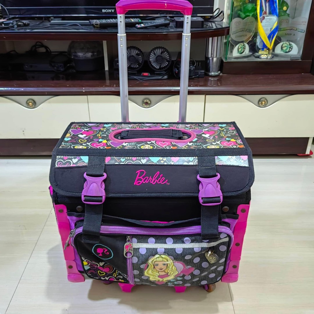 BARBIE TROLLEY BAG, Hobbies & Toys, Stationary & Craft, Stationery ...