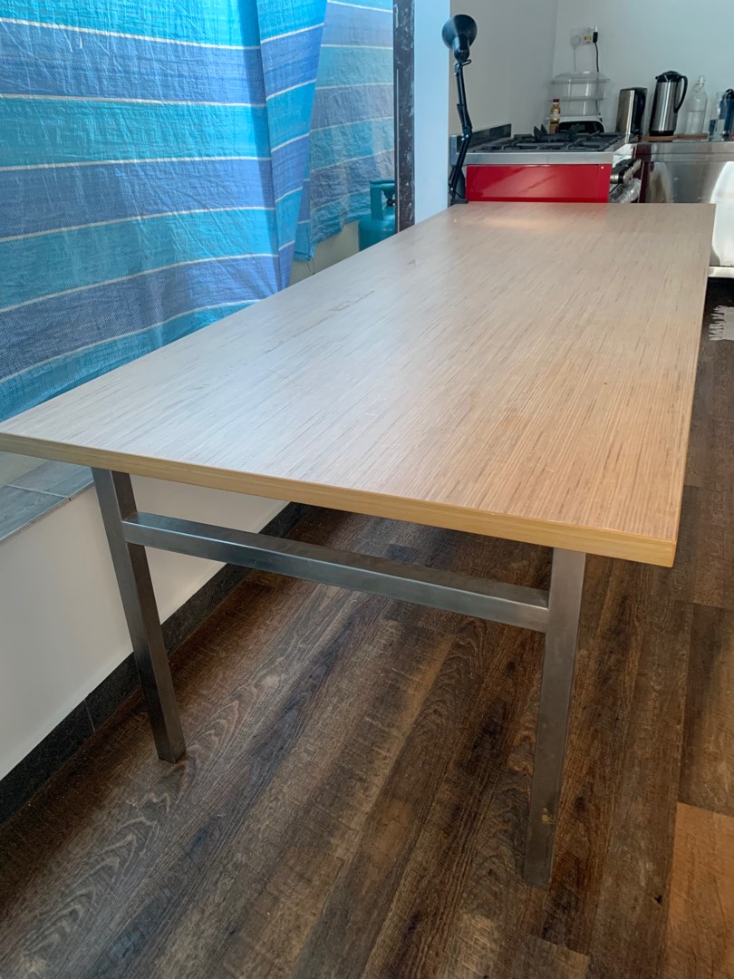 Beautiful Long Table for Conference, or Dining, Furniture & Home Living, Furniture