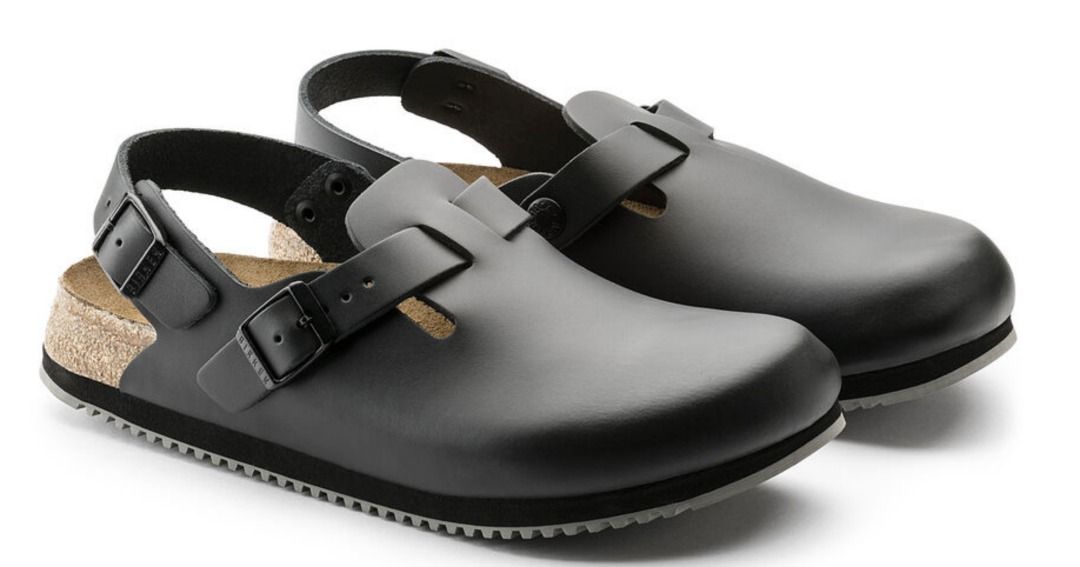 Birkenstock Tokio Super Grip Leather Black Men s Fashion