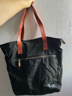 Black beach/ tote bag