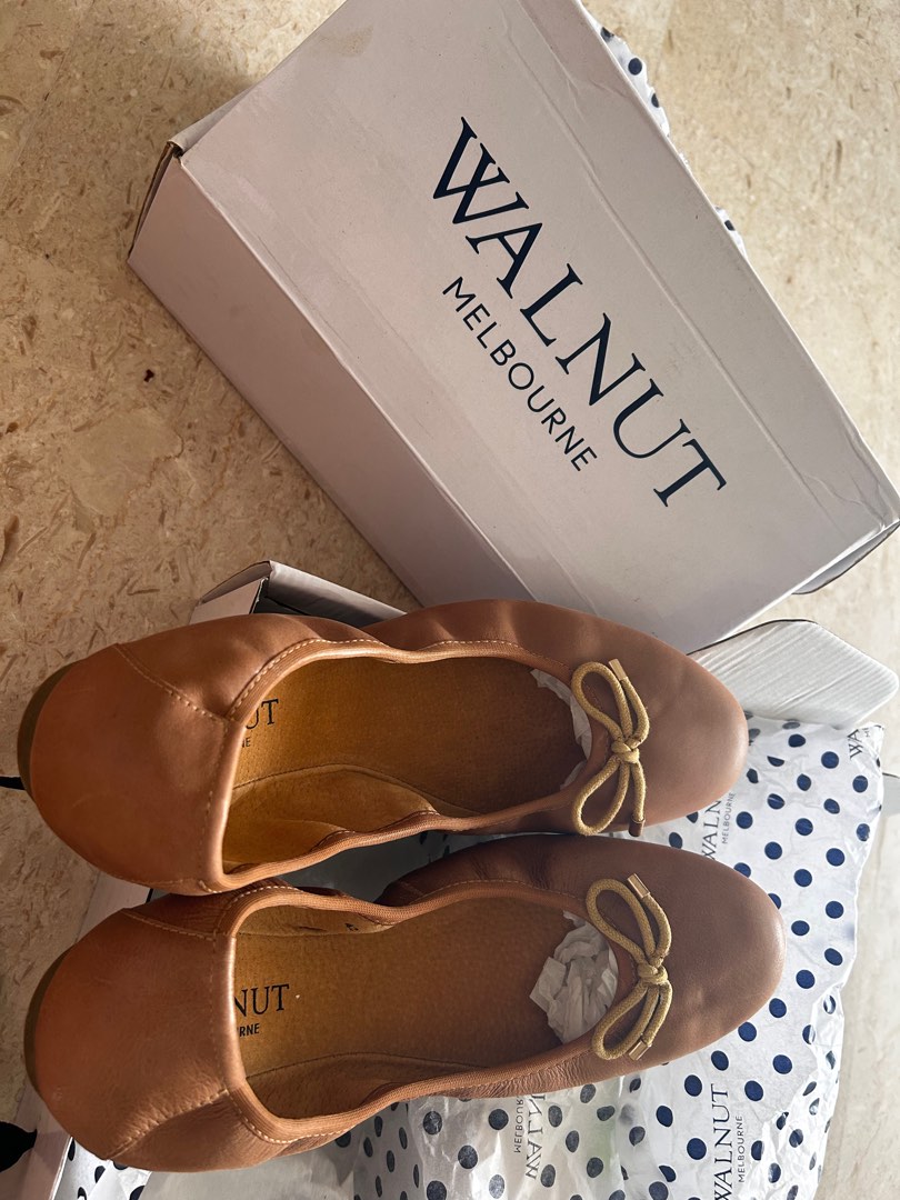 Walnut ballet flats online
