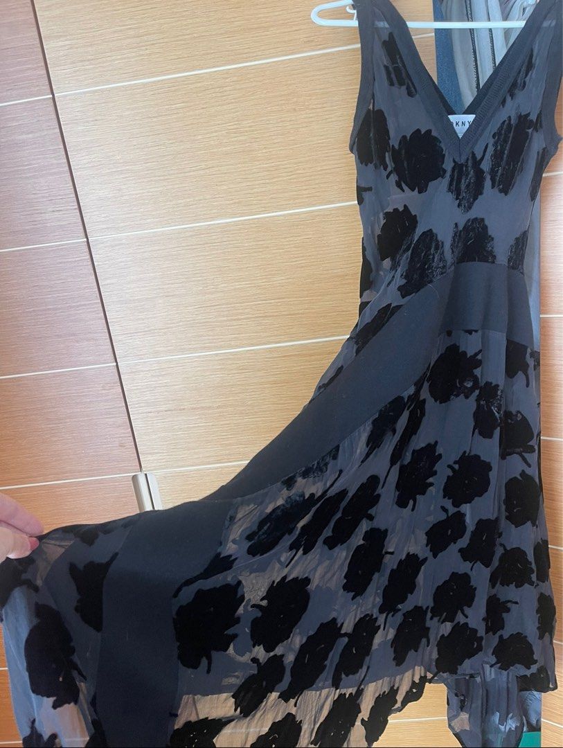 DKNY Black Lace Dress
