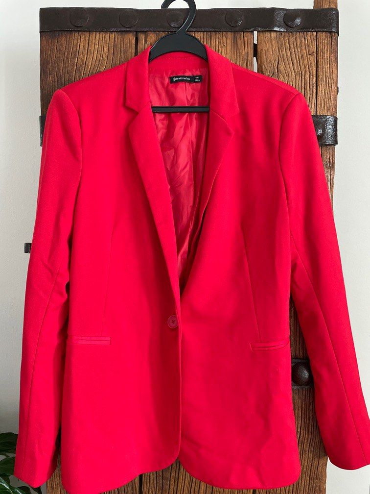 BNWOT Stradivarius Red Blazer
