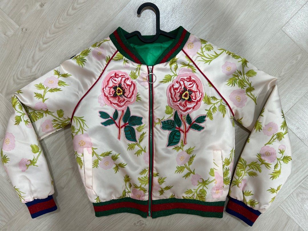 Bomber jacket Flower Floral Tiger Prints