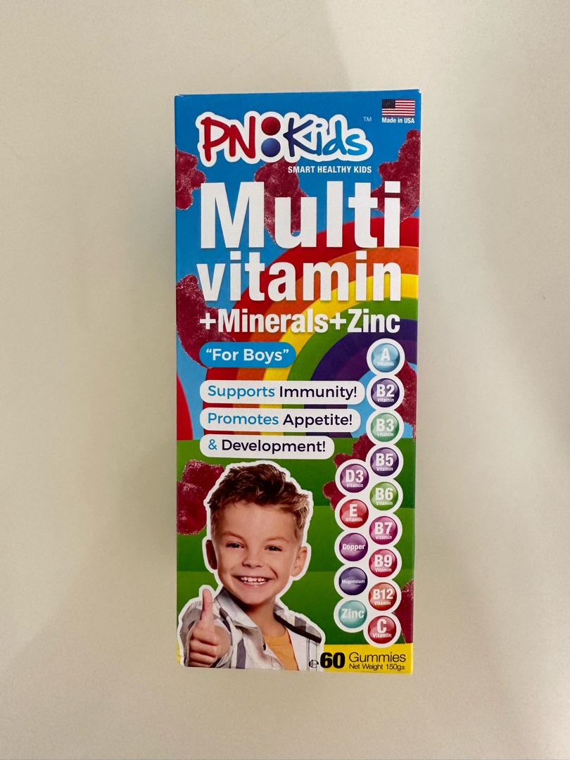 Boys Multivitamin Minerals Zinc, Babies & Kids, Maternity Care on Carousell