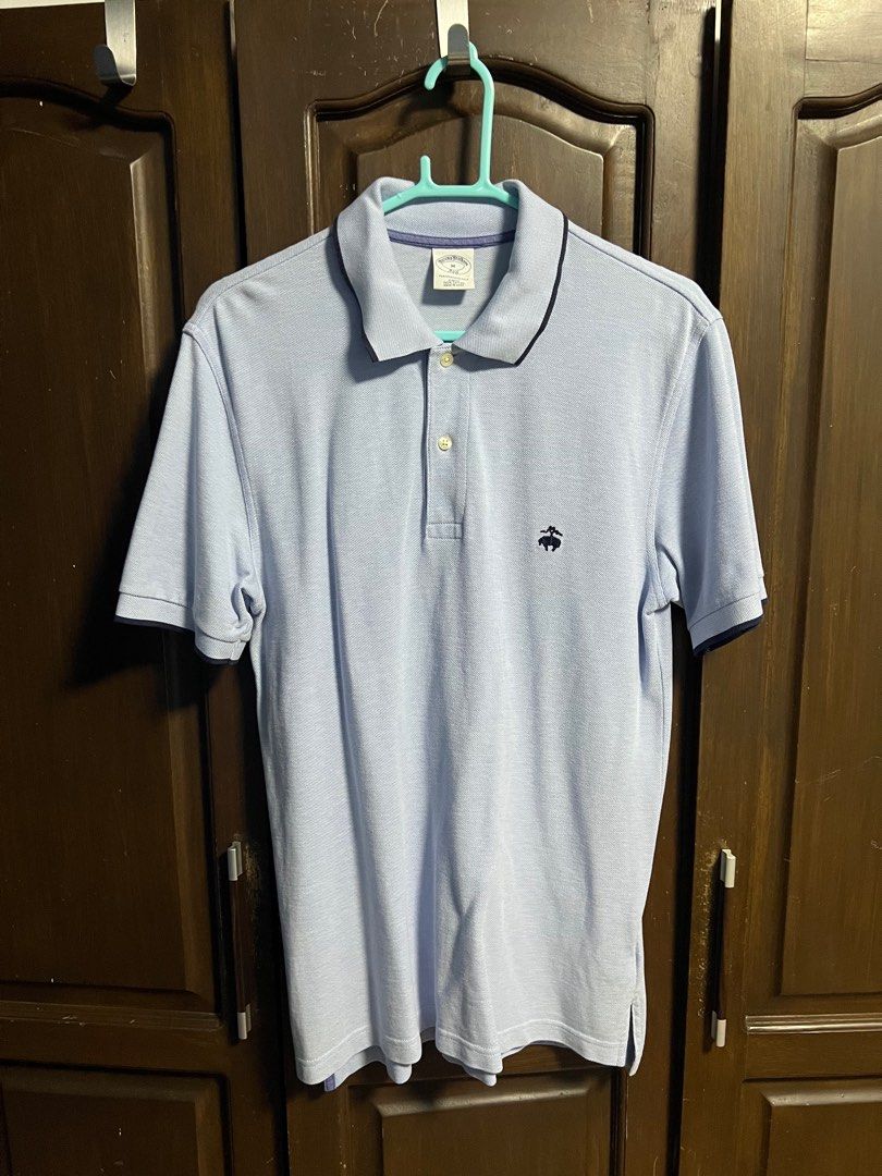 Brooks Brothers Polo Shirt (Category: Tshirts & Polo Shirts ) located in Davao. Submitted by migs0930 (Listing ID 1250877765, Image 1). Description: Brooks Brothers Polo Shirt Size M slim fit Slight issue pin hole at lower back side 1000 shipped.