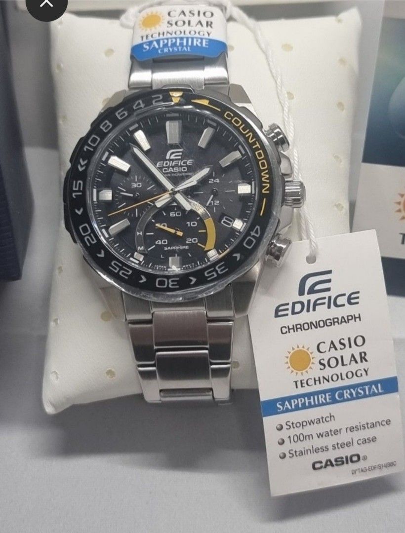 Edifice on sale solar watch