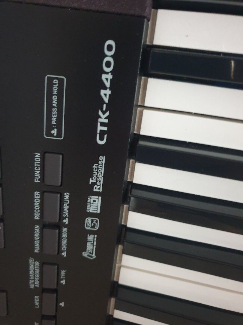Casio Keyboard CTK4400, Hobbies & Toys, Music & Media, Musical Instruments on Carousell