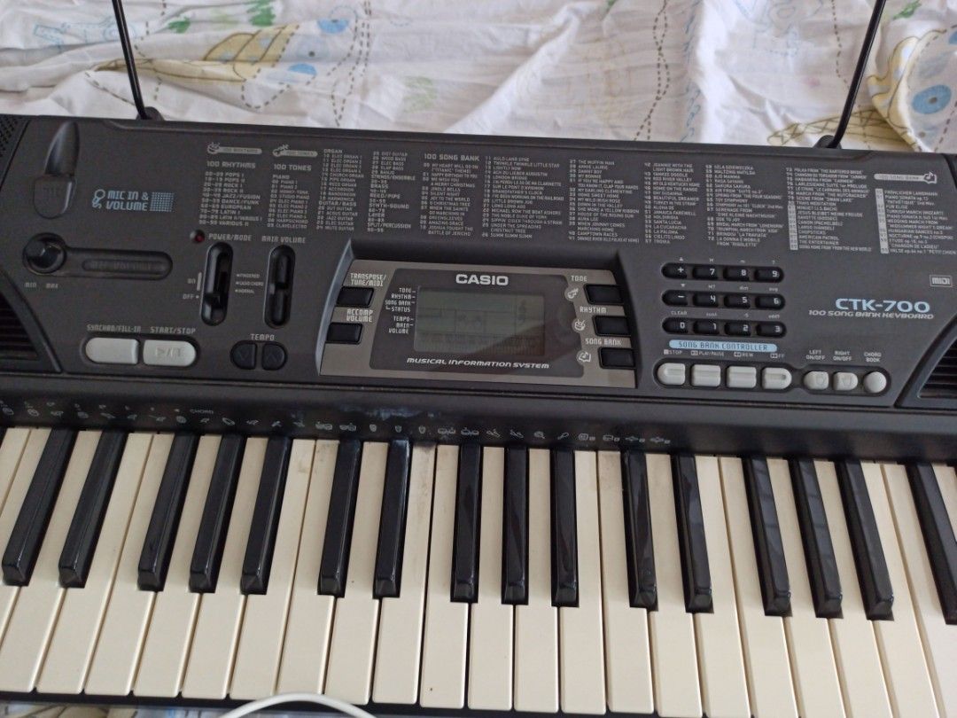 Casio Keyboard CTK700, Hobbies & Toys, Music & Media, Musical