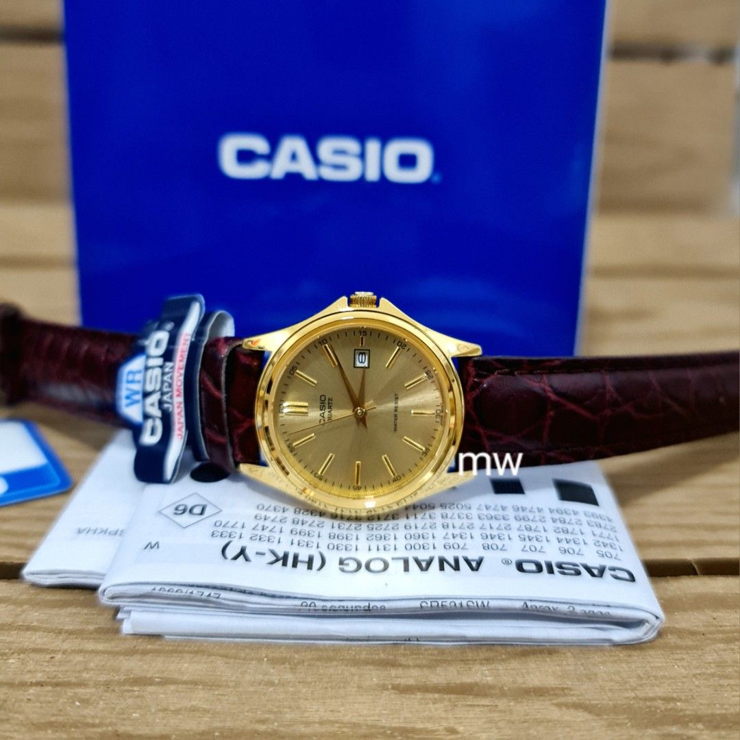 Casio analog cheap watch with date